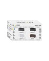 DAVOS * APLIQUE EXTERIOR LED* 4*6W 3000K NEGRO ARENADO